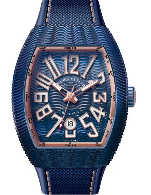 Review Franck Muller Vanguard Replica Watch V 45 SC DT BLUE SEA BL (5N) BL BL